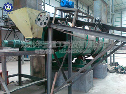 新型有機肥濕法造?，F(xiàn)場