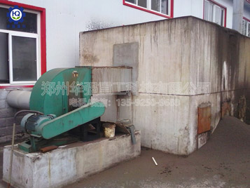 有機(jī)肥生產(chǎn)現(xiàn)場(chǎng)